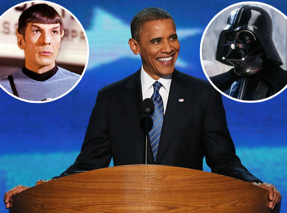 Barack Obama, Spock, Darth Vadar Barack Obama, Spock, Darth Vadar